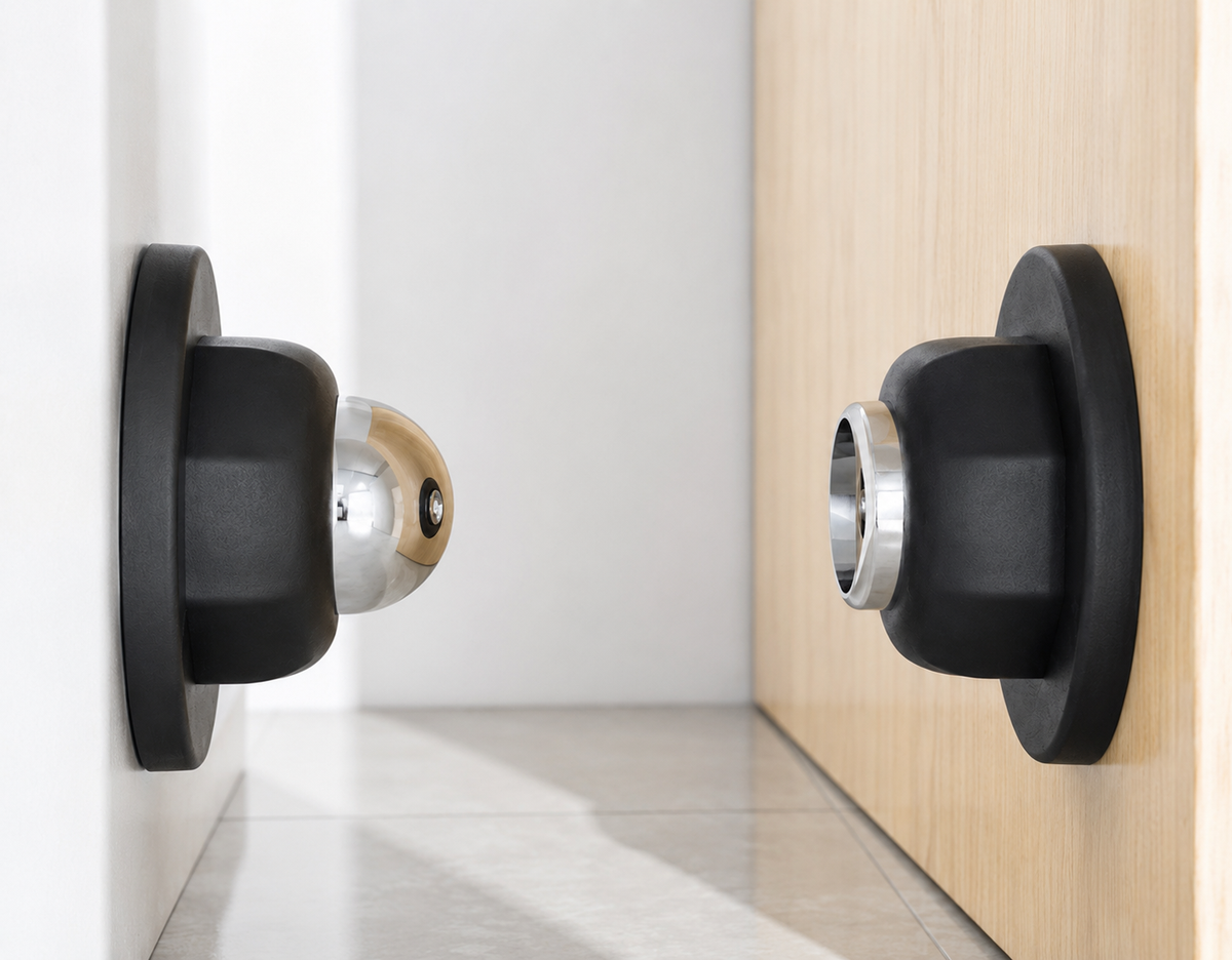 Tope magnético para puertas